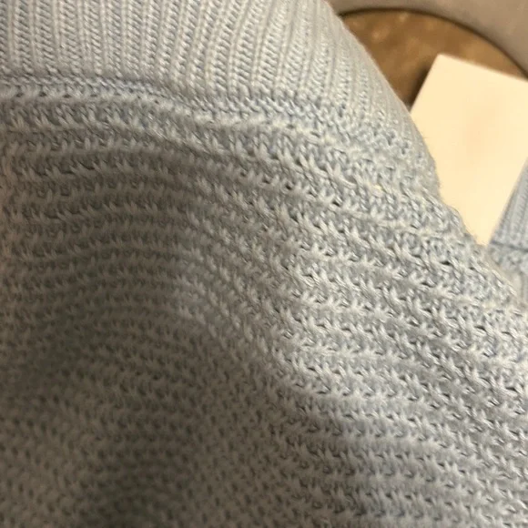 French Connection Light Blue Knit Pencil Skirt - Picture 4 of 4